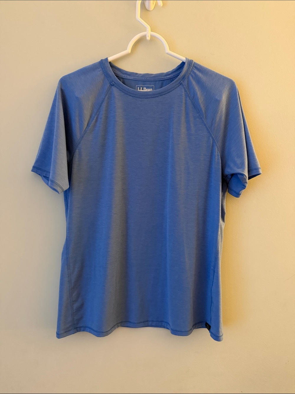 L.L. Bean Women's Short-Sleeve Crew Tee in Blue